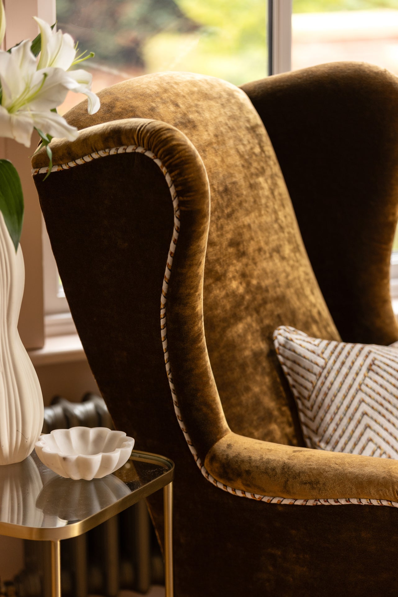 Fauteuil Crawford yellow